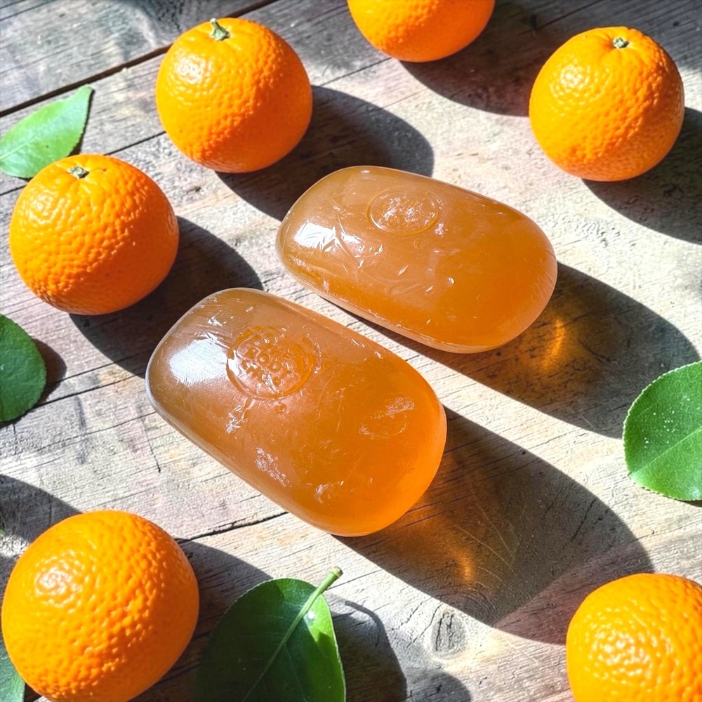 The Body Shop Satsuma Soap Bar 100g 3.5oz Lot of 2 Orange Citrus Cleansing Bar